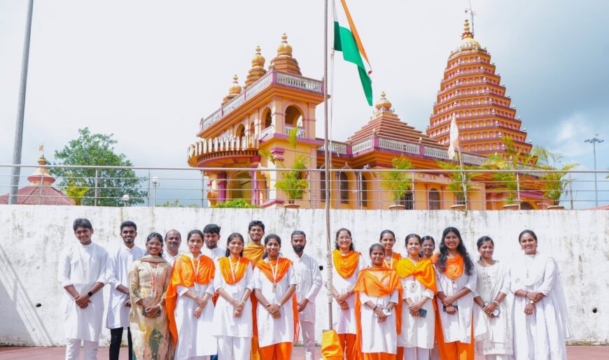 Indian Independence Day Celebrated with Great Enthusiasm at Tapobhoomi